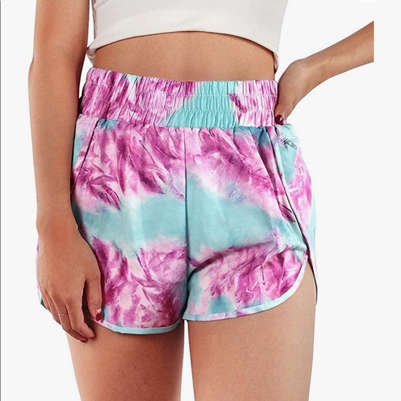 Tie Dye Running Shorts - Picture 2 of 11